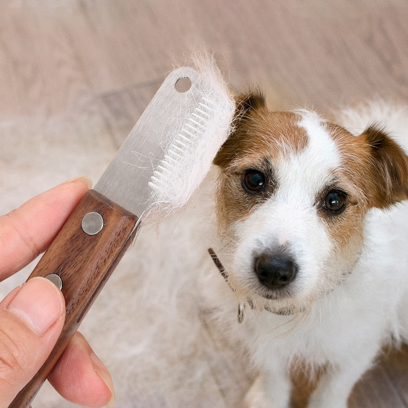 Pet Hair Removal Knife Dog Brush Grooming Tools