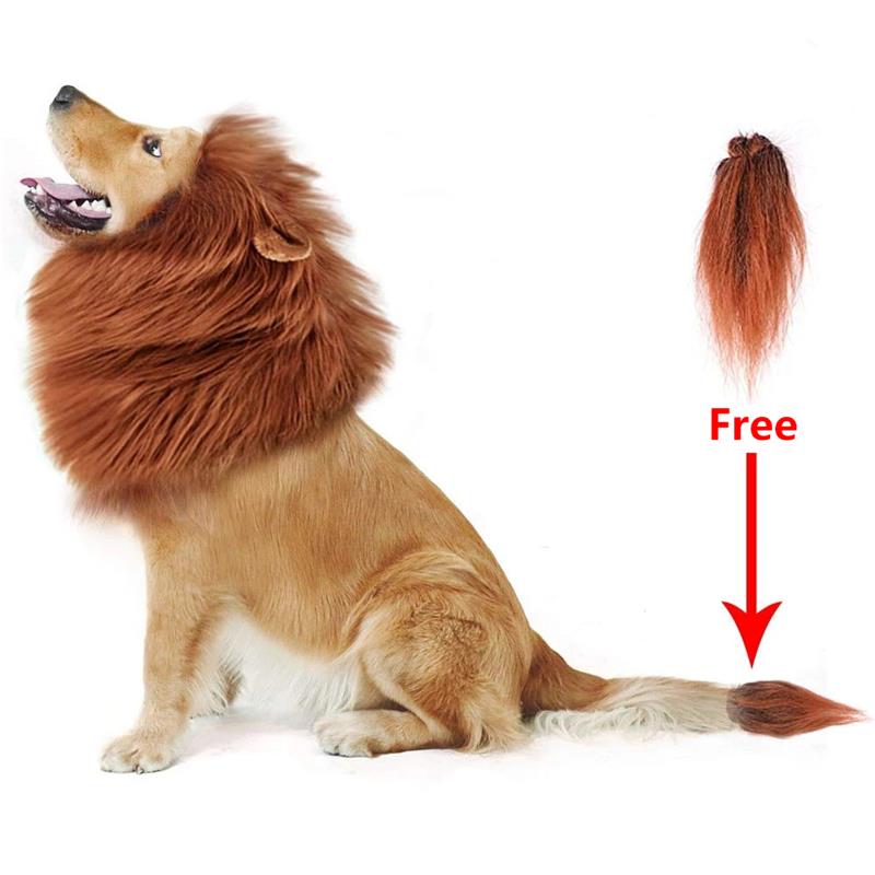 Lion's Mane Costume for Dogs