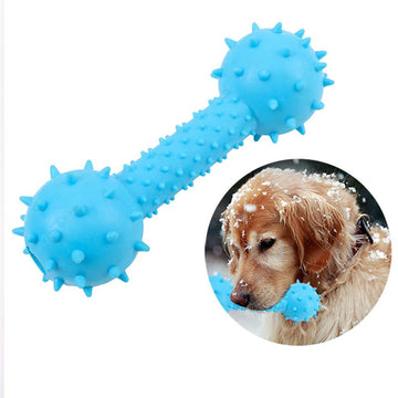 Pet Chew Toy Rubber Dumbbell Shape